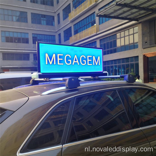 Buitenreclame Taxi Car Top Led Display